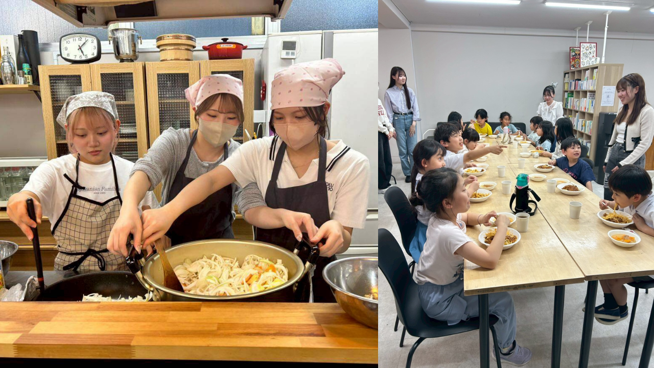 こどもと学生がともにつくる居場所～北九州市立大学「まるっと食堂」